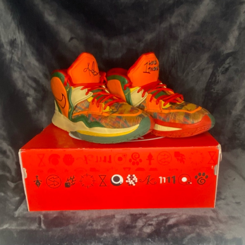 Nike Kyrie Infinity Safety Orange/Black [D09614-800], MENS 10